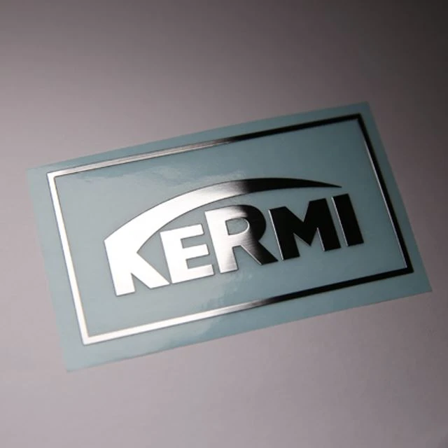 Nickel Metal Sticker Logo