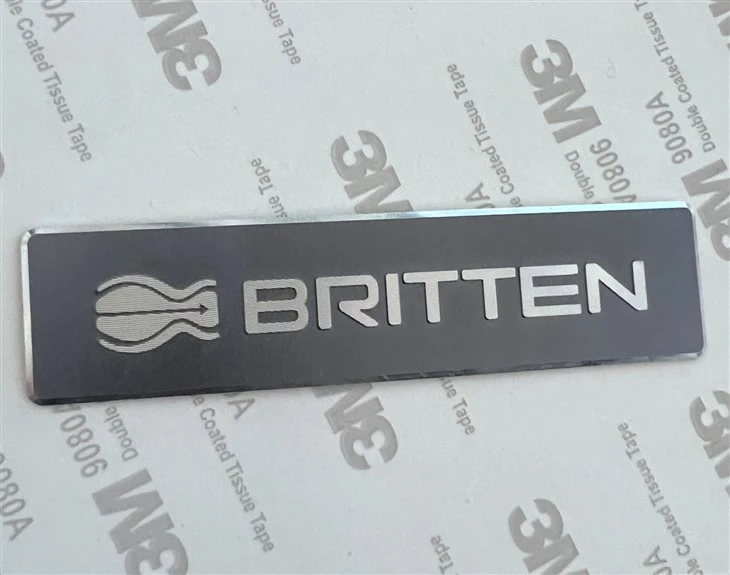 Furniture Aluminum Nameplate Sticker
