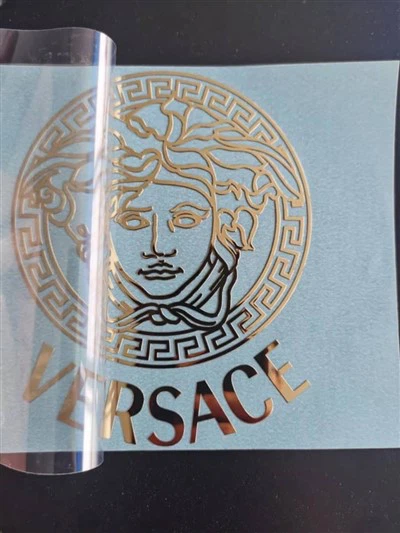 Metalna zlatna naljepnica